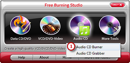 Activate Audio CD Burner