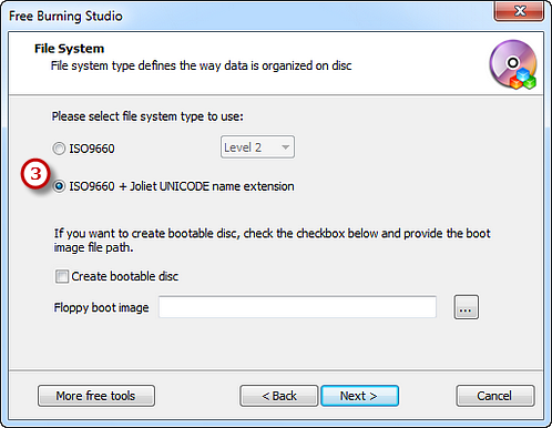 Choose File System