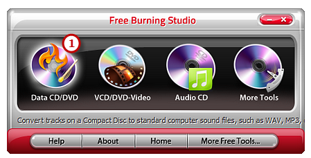 Download, Install and Launch Video Burner